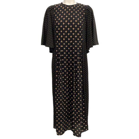 Muveil Black / Tan Dot Dress - Picture 1 of 4